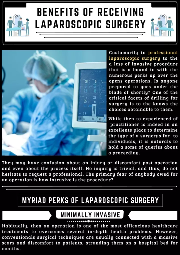 benefits of receiving laparoscopic surgery