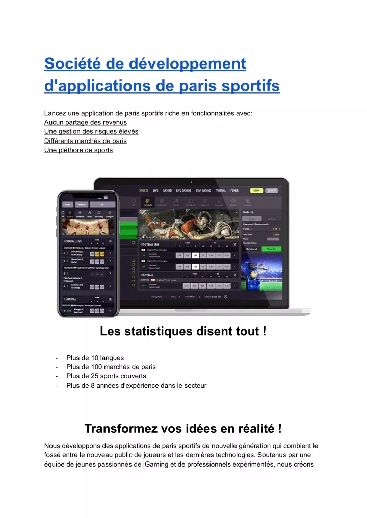 soci t de d veloppement d applications de paris