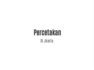 Design Percetakan