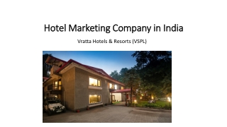 Hotel Marketing Company in India