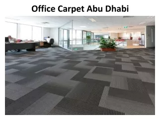 office carpet abu dhabi