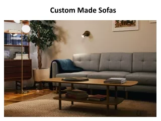 custom made sofas