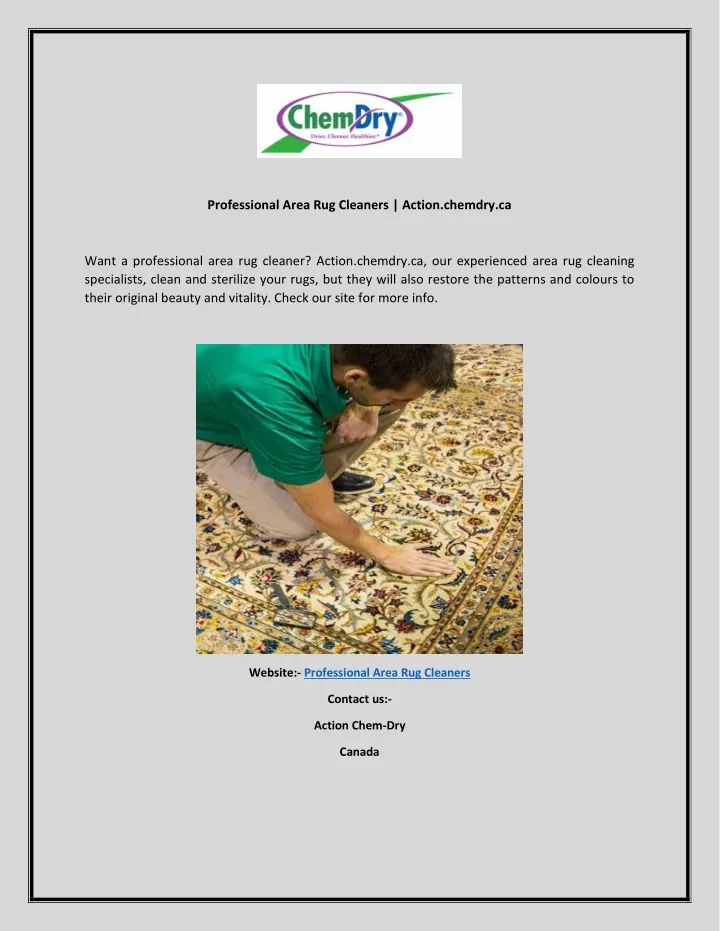 professional area rug cleaners action chemdry ca