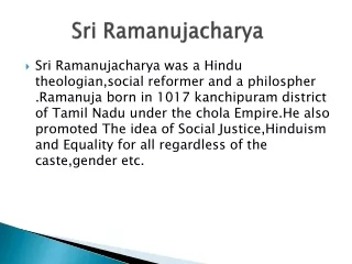 sri ramanujacharya
