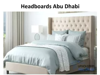 headboards abu dhabi