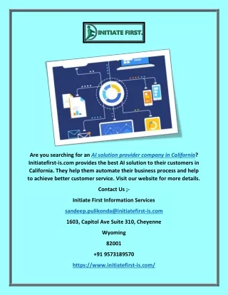 Ai Solution Provider Company in California | Initiatefirst-is.com