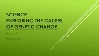 genetic change