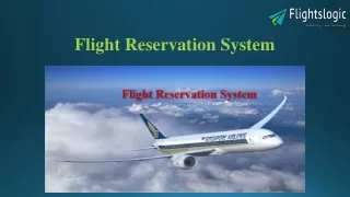 flight reservation system