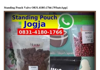 Standing Pouch Valve Ô83l•ㄐl8Ô•lᜪᏮᏮ(whatsApp)