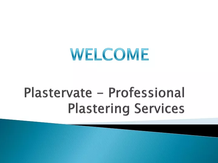 plastervate professional plastering services