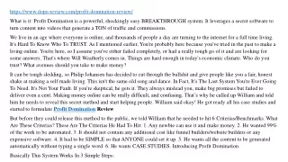 https www dope review com profit domination