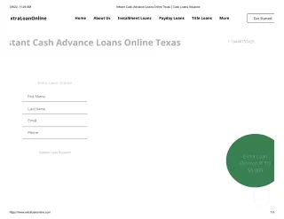Instant Cash Advance loans Online | Extra Loan Online