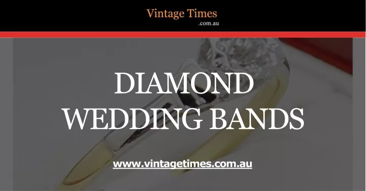 diamond wedding bands