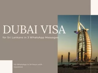 Dubai visit visa