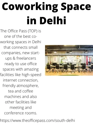 Coworking Space in Delhi
