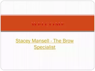 stacey mansell the brow specialist