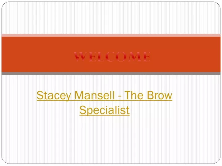 stacey mansell the brow specialist