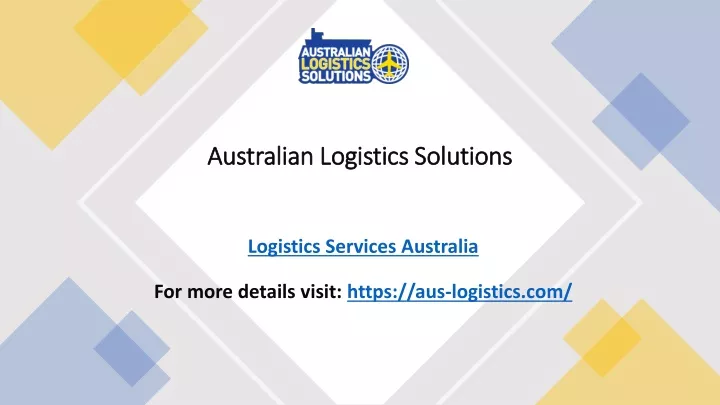 australian logistics solutions