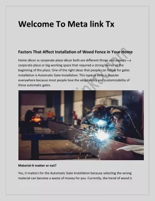welcome to meta link tx