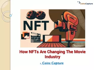How NFTs Are Changing The Movie Industry