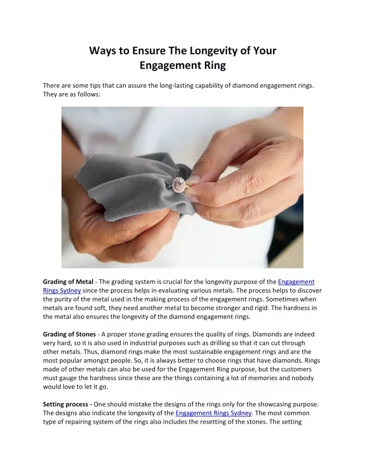 ways to ensure the longevity of your engagement