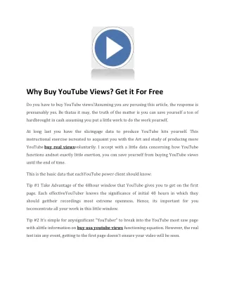 Buy Best Usa Youtbue views