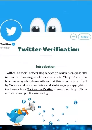 twitter verification