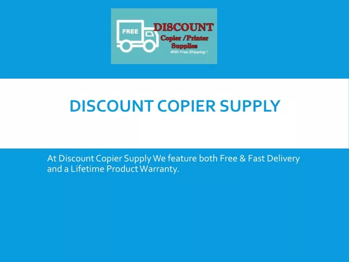 discount copier supply