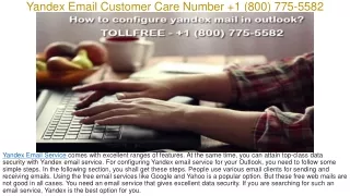 yandex email customer care number 1 800 775 5582