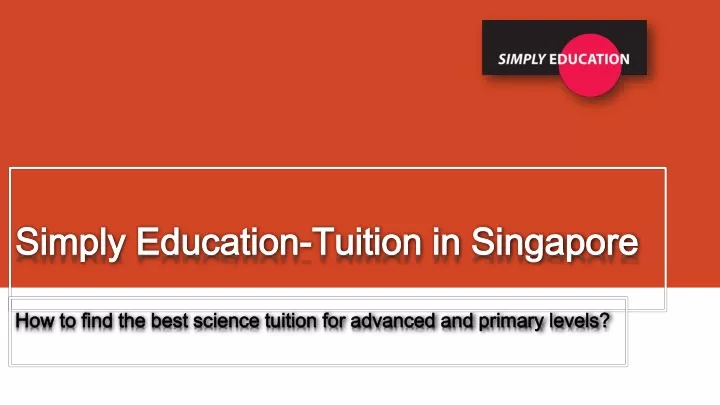 simply education tuition in singapore