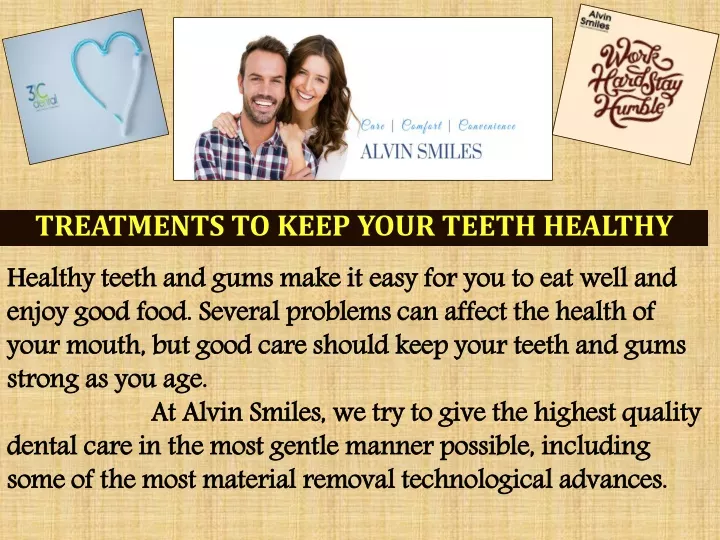 treatments to keep your teeth healthy