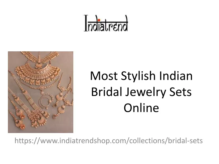 most stylish indian bridal jewelry sets online