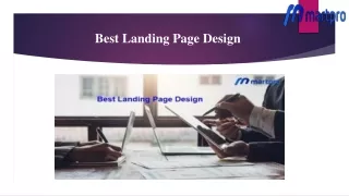 best landing page design