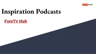 Inspiration Podcasts