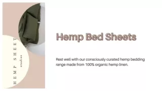 Hemp Bed Sheet