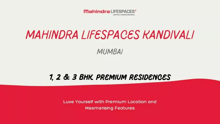 mahindra lifespaces kandivali