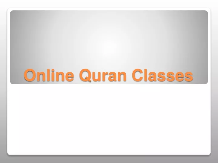 online quran classes