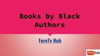 Books by Black Authors