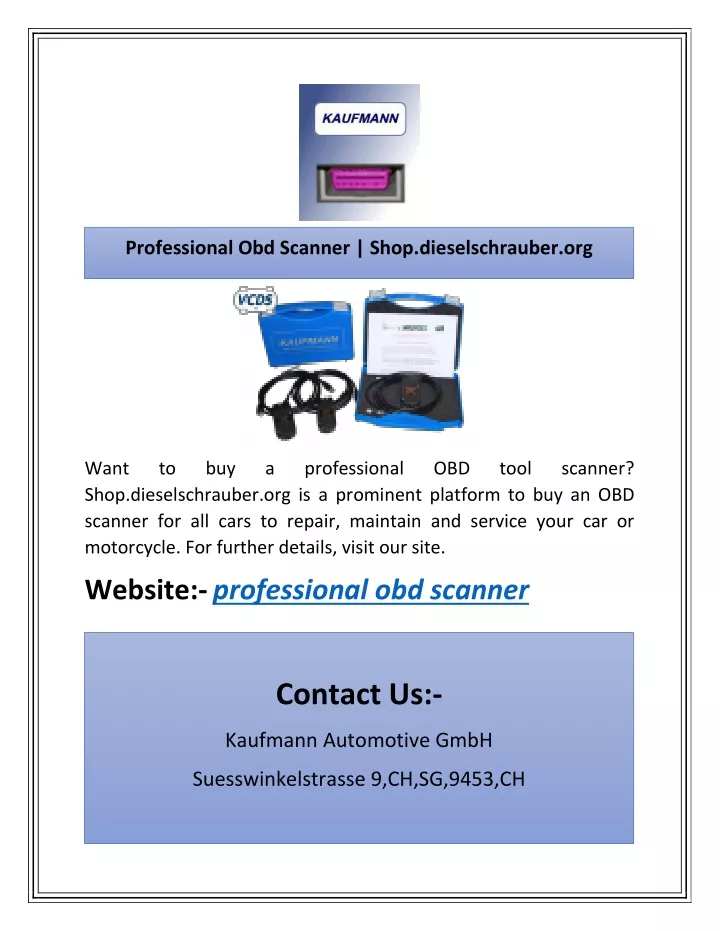 professional obd scanner shop dieselschrauber org