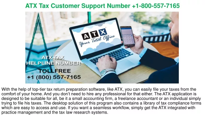 atx tax customer support number 1 800 557 7165