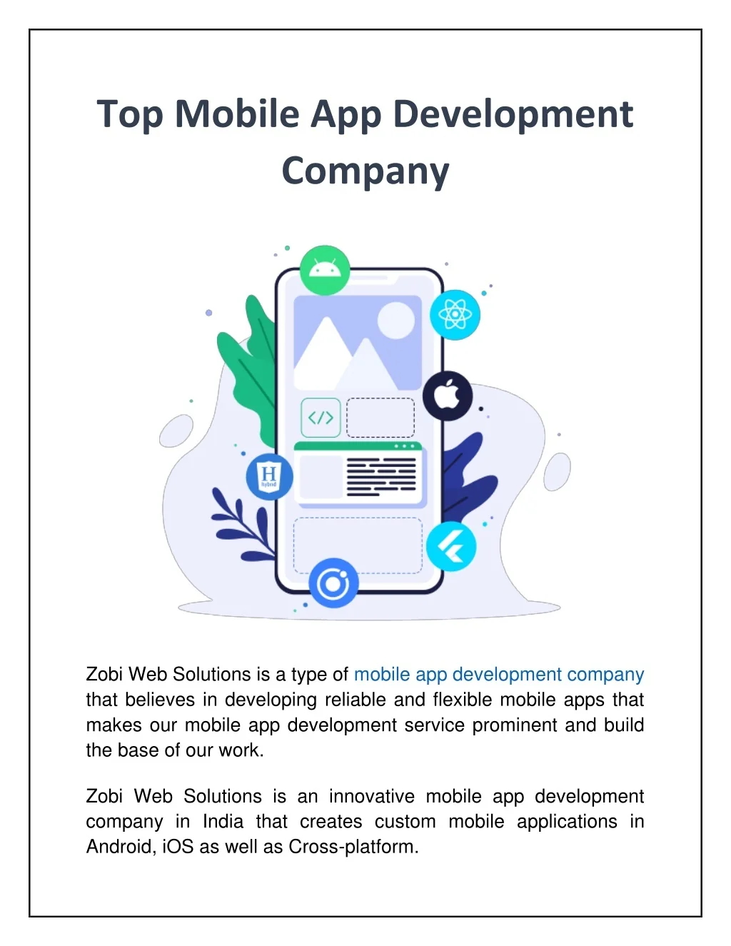 PPT - Top Mobile App Development Company PowerPoint Presentation, free ...