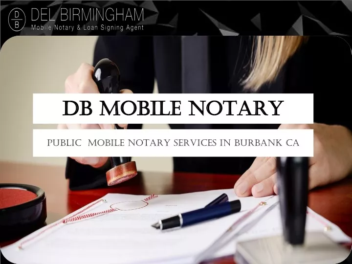 db mobile notary