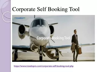 corporate self booking tool