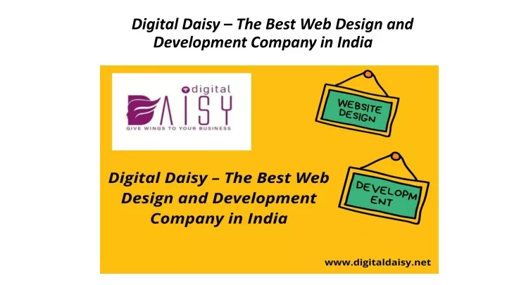 digital daisy the best web design and development company in india