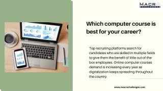 which computer course is best for your career