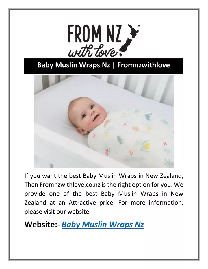 baby muslin wraps nz fromnzwithlove