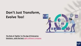 The Role of “Agility” In The Age Of Enterprise  Solutions- BJIT