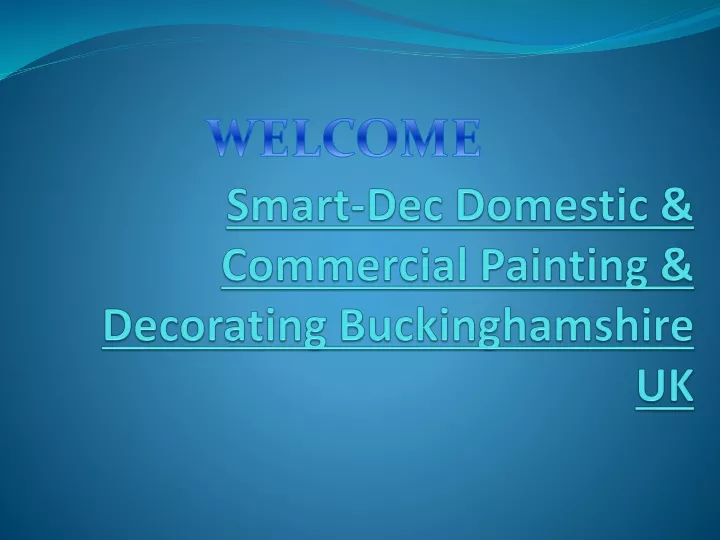 smart dec domestic commercial painting decorating buckinghamshire uk