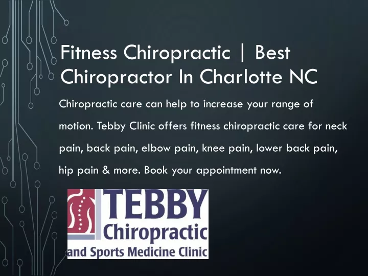 fitness chiropractic best chiropractor in charlotte nc