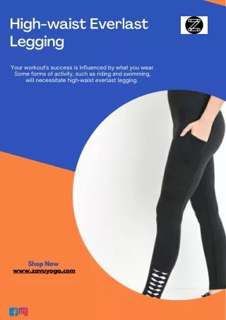 High-Waist Everlast Legging | Zavu Yoga